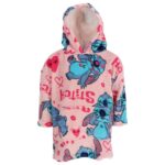 Hommikumantel-pleed Lilo&Stitch 7-12a. ONE SIZE