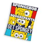 Fliistekk 130x170 Sponge Bob