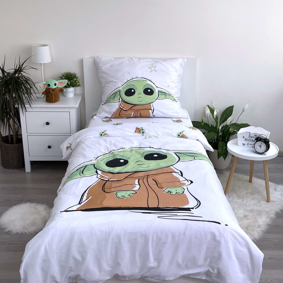 Voodipesukomplekt 140×200 Star Wars "Baby Yoda", 2-osaline - Image 2