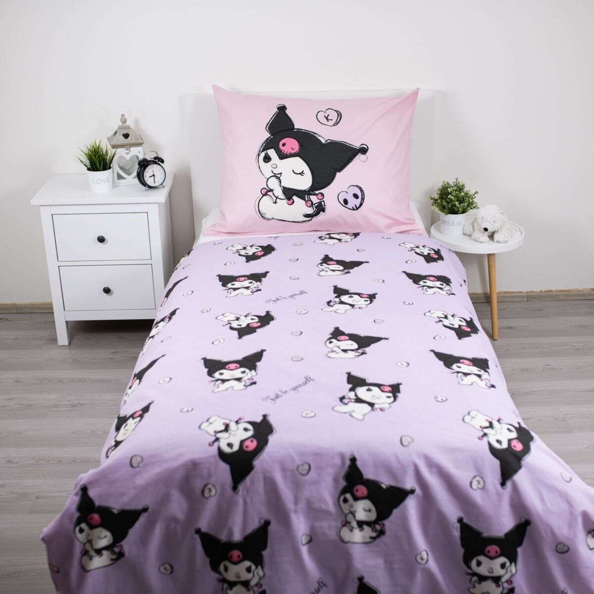 UUS Voodipesukomplekt 140×200 Sanrio Kuromi, 2-osaline - Image 3