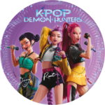 TULEB 30.04. K-Pop Demon Hunters taldrikud 20cm, 8tk
